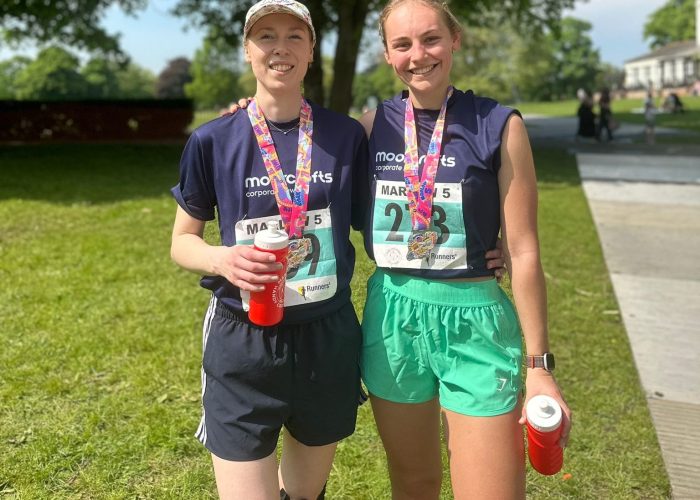 Polly and Jess running Marlow 5 12 05 2024 2