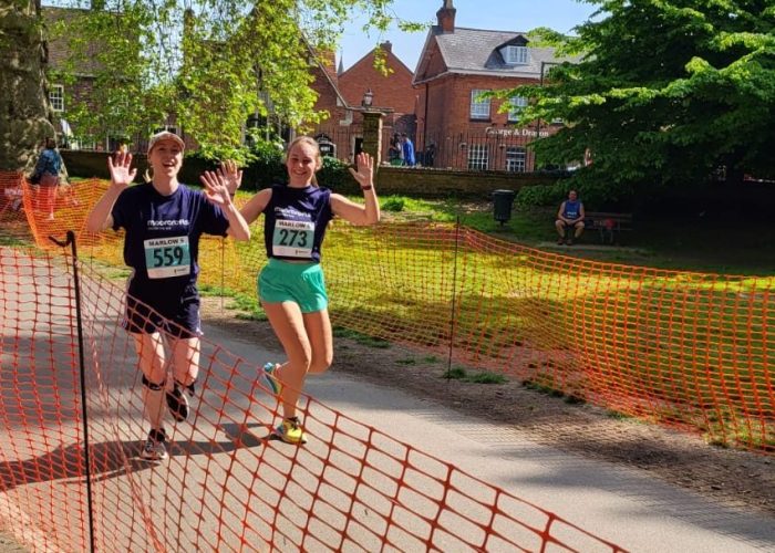 Polly and Jess running Marlow 5 12 05 2024 3