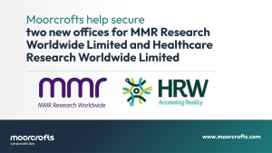 Moorcrofts help secure two new offices for MMR Research Worldwide Limited and Healthcare Research Worldwide Limited