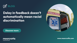 Delay in feedback doesn’t automatically mean racial discrimination