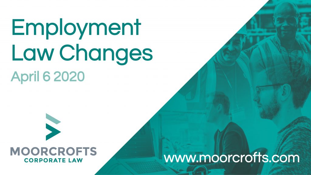 Employment Law Changes April 6 2020