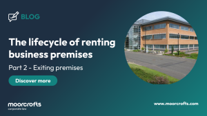 Lifecycle of renting business premises - Part 2 - Exiting premises