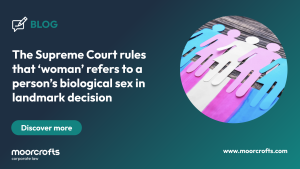 The Supreme Court rules that ‘woman’ refers to a person’s biological sex in landmark decision