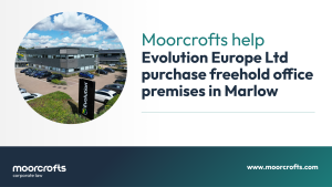 Moorcrofts help Evolution Europe Ltd purchase freehold office premises in Marlow