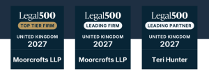 Moorcrofts Retains Tier 1 Ranking in Legal 500 UK 2027